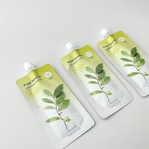 Yeşil Çay Özlü Nemlendirici Uyku Maskesi Pure Source Pack (GREEN TEA) 10ml