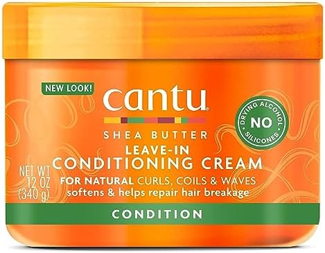 Cantu, Doğal Saçlar İçin Shea Tereyağlı Krem, 12 oz (Ambalaj değişebilir)