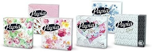 Papia Peçete 3 Katlı Desenli 20 Adet