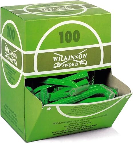 Alternative view of Wilkinson Sword Tek Kullanımlık Tıraş Makinesi Hastane, Çekilebilir Fonksiyonlu, Dağıtıcı Kutusu, Yeşil