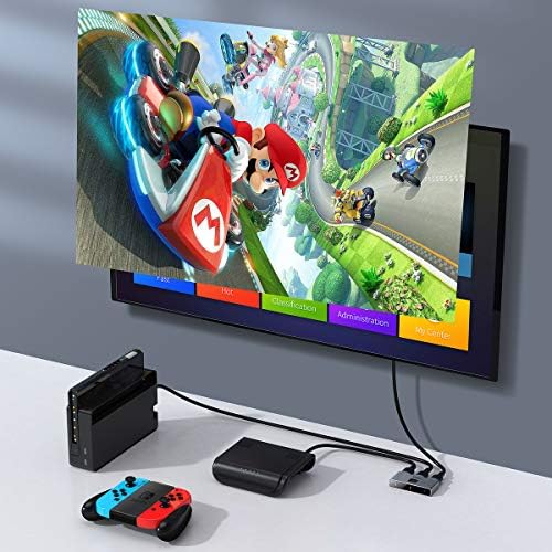 Alternative view of Matrix 2 in 1 Çok Fonksiyonlu Bilgisayar/Telefon HDMI Hub Adaptörü, Koyu Gri, HDMI Giriş Çıkış 4K & ARC, 4K 60 Hz Destekli, Seyahat Boy