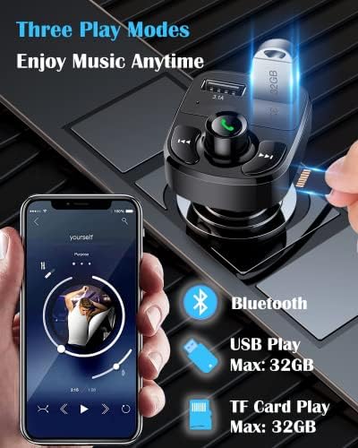 Alternative view of LIHAN X8 Bluetooth Araç Kiti | FM Transmitter & Çift USB Şarj Cihazı | Kablosuz Müzik