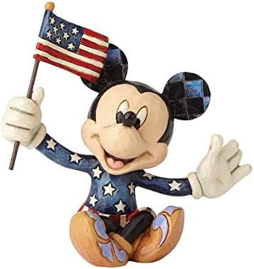 Alternative view of Traditions by Jim Shore Patriotic Mouse Minyatür Heykelcik, 8,5 cm, Çok Renkli