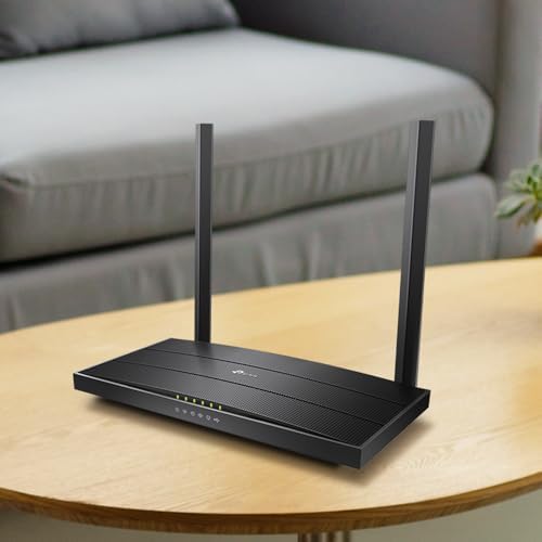 Archer VR400, AC1200 Mbps Kablosuz Dual-Band MU-MIMO Fiber Destekli VDSL/ADSL Modem Router, 4 Gigabit LAN Portları + 1 USB 2.0 Port, Beamforming, Uygulaması ile Kolay Kurulum