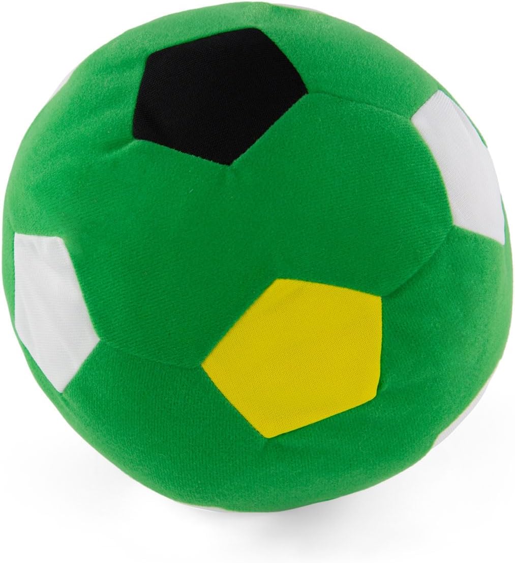 Alternative view of WYSWYG "kumaş Top" Sparka SOFTBALL 20 cm çap – Futbol topu yeşil-beyaz – yıkanabilir – Yaş sınırlaması yoktur