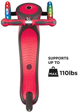 Globber Primo Plus Işıklı Scooter - Kırmızı