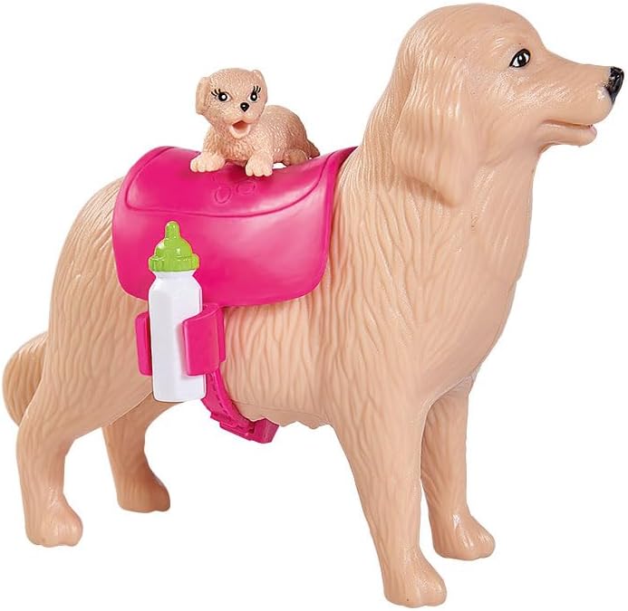 Alternative view of 105733072, Evi ve Hamile Köpeği, 3 Sevimli Yavrusuyla Birlikte, Aksesuarlı, Köpek Pelerini ve Biberonuyla Birlikte