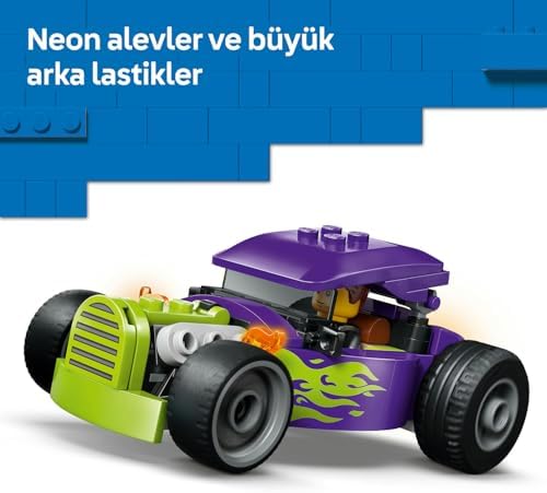 Alternative view of City Hot Rod 60485 – 5 Yaş ve Üzeri Erkek ve Kız Çocuklar için Sürücü Minifigürü ve Ayrıntılı Yarış Arabası Özellikleri İçeren Yaratıcı Oyuncak Araba Yapım Seti, Hediye Fikri (81 Parça)