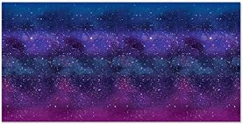 Alternative view of Galaxy Backdrop, 4' x 30' - Partiler için Zemin, Gece Gökyüzü Fotoğraf Zemini, Duvar Kaplaması Kolay, Fotoğraf Arka Planı, Doğum Günü Zemini, Uzay Teması Doğum Günü
