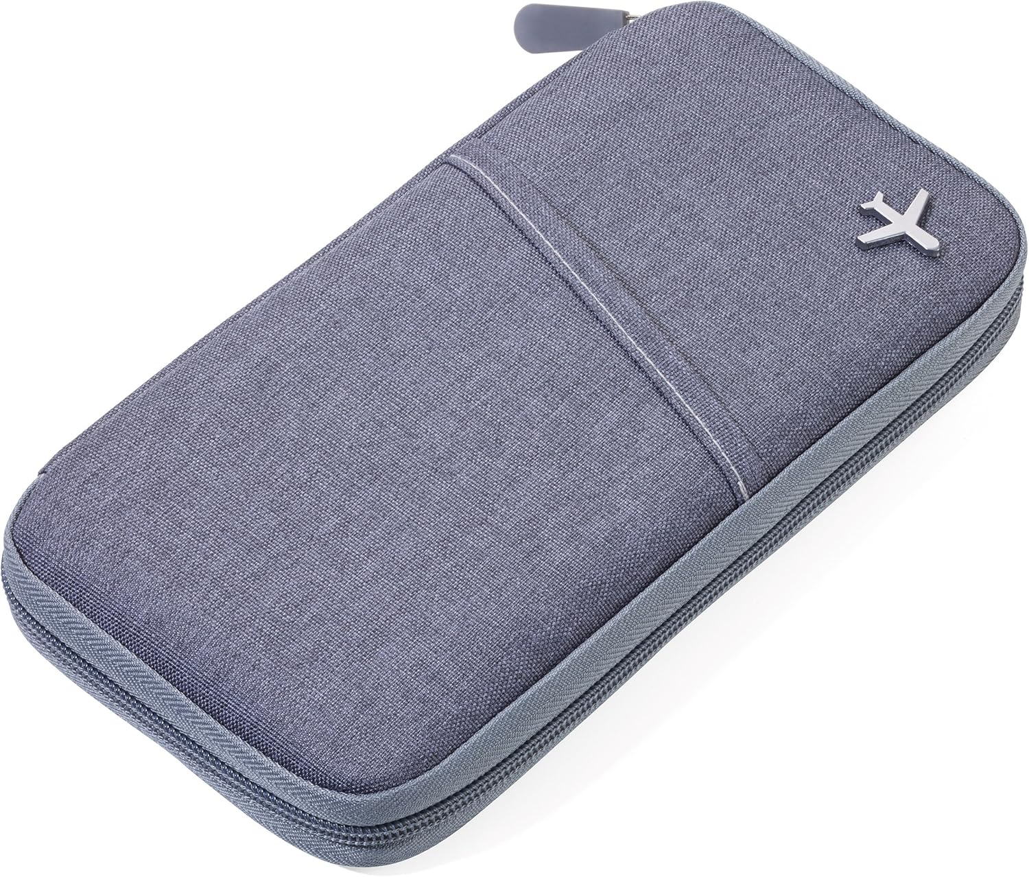 Alternative view of GÜVENLİ UÇUŞLAR - TRV20 / GY - Seyahat belgeleri çantası - okuma koruma filmi (RFID çipleri için) - fermuar - 12 iç bölme - polyester - gri, turuncu - -original