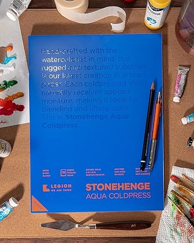 Stonehenge Aqua Bloğu, 63,5 kg, Soğuk Pres, 12 x 16 inç, 15 Yaprak, Beyaz