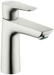 Talis E Modern Kolay Kurulum Kolay Temizleme 1-Kulp 1 6" Uzunluğunda Fırçalanmış Nikel Banyo Lavabo Bataryası, 71710821