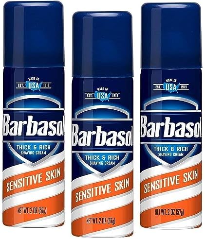 Barbasol Hassas Ciltler İçin Tıraş Köpüğü 57GR