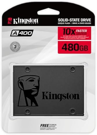 Alternative view of A400 480GB 500/450 MB/s SATA 3.0 2.5" SSD Bellek SA400S37/480G