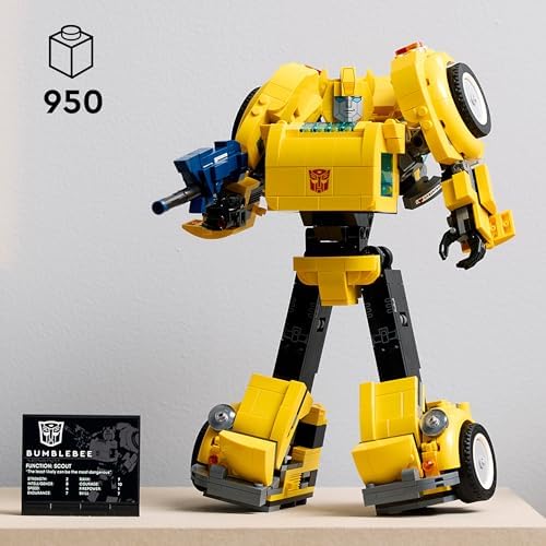 Alternative view of Transformers Bumblebee 10338, Yetişkinler İçin Koleksiyonluk Aksiyon Figürü Yapım Seti (950 Parça)