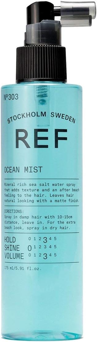 Reference Of Sweden Ref Doğal Mat Hacimli Ve Ferahlatıcı Etki Için Deniz Tuzu Spreyi 175 Ml
