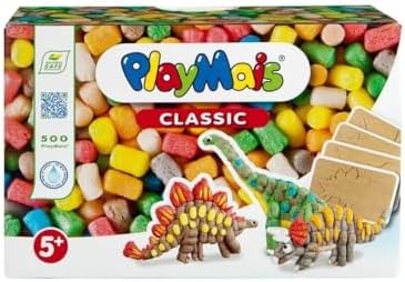 PlayMais 160506 Fun To Play Dinosaur el işi seti, renkli