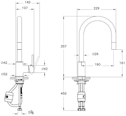 Alternative view of Shift Pull-Out Eviye Bataryası, Krom