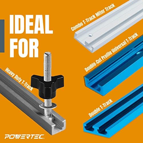 71068 T-Track düğmeler, 1/4 – 20 1 – 1/5,1 cm vida ve pullar (10'lu set)