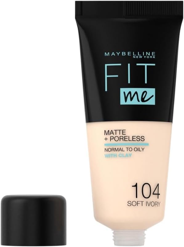 New York Fit Me +Poreless Fondöten - 104 Soft Ivory (30 ml)