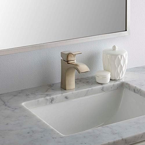 Venturi Banyo Lavabo Bataryası, Tek Kontrol, 1 Saplı, Tek Delikli, Spot Savunma Fırçalanmış Nikel Kaplama, LF042VNGS