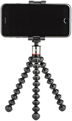 JB01491-0WW GripTight ONE + GP Evrensel Cep Telefonu Tutucu + GorillaPod Esnek (Akıllı Telefon/ için Uygun), Cep Telefonu Tripodu, Cep Telefonu için, Cep Telefonu Tutucu