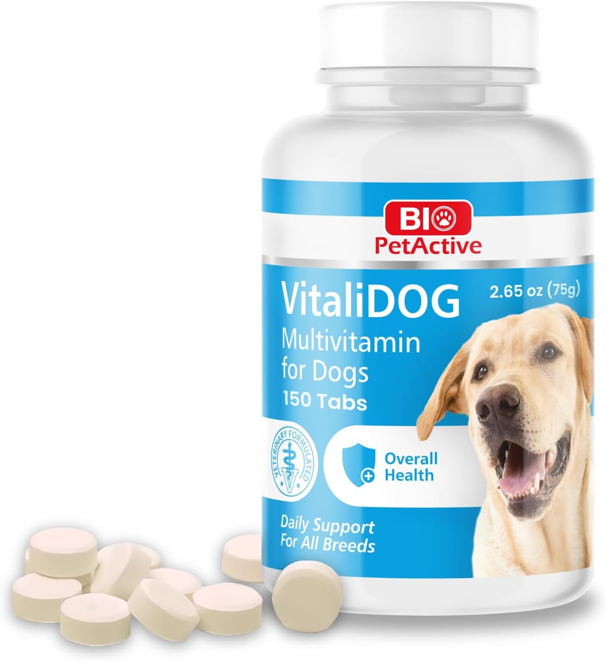 Bio PetActive Vitalidog Köpekler İçin Multivitamin, 150 Tablet