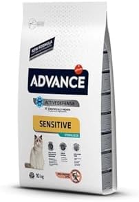 Advance Kısırlaştırılmış Sensitive Somonlu Yetişkin Kedi Maması - 10 Kg