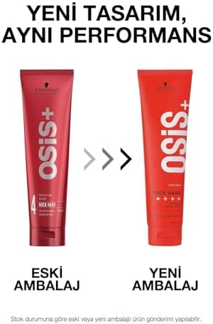 OSiS+ Rock Hard Ultra Güçlü Şekillendirici Macun 150ml | Kalıcı Tutuş Krem Parlaklık Jeli