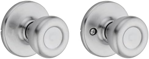 (Updated Packaging, Satin Chrome) - 92001-514 Tylo Hall & Closet Knob in Satin Chrome