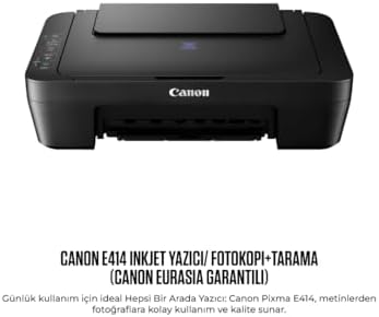 Alternative view of E414 Çok Fonksiyonlu Mürekkep Püskürtmeli Yazıcı/ Fotokopi+Tarama, ‎AC 100 – 240 V, 50/60 Hz, ‎42.6 x 14.5 x 30.6 cm; 470 gr (Eurasia Garantili)