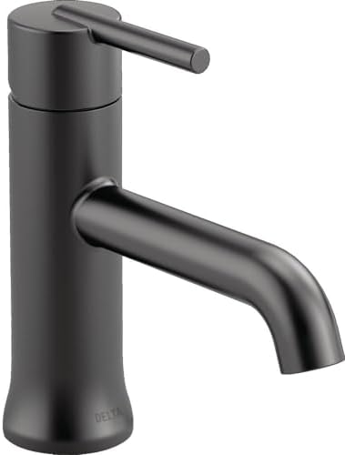 Trinsic Mat Siyah Banyo Bataryası, Tek Delikli Banyo Bataryası, Tek Kolu Banyo Bataryası, Mat Siyah 559LF-BLLPU