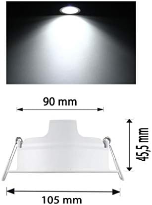 Alternative view of 59201 Meson 090 5.5W 65K Wh Recessed Led