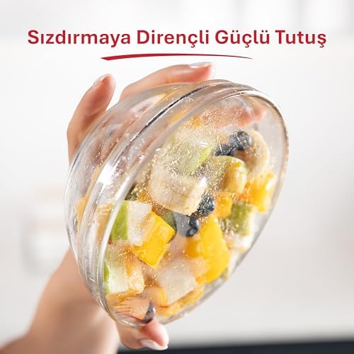 Alternative view of Streç Film 15 metre, Şeffaf Gıda Saklama Streci BPA İçermez, Koku Hapsi, Kapak Görevi Gören Pratik Kullanım, Taze Gıda Saklamak için Kullan At Streç Film 15 Metre