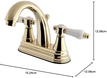 KS7612BPL Bel Air 10cm Merkez Seti Lavabo Bataryası, Cilalı Pirinç