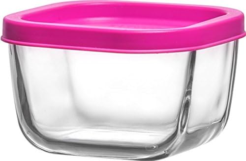 LAV Cube Saklama Kabı, Cam, 270 cc, 4 Adet