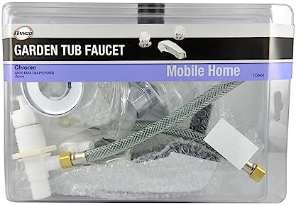 Alternative view of DANCO Mobil Ev ve RV 2 Saplı Bahçe Küvet Bataryası, Krom, 1 Paket (10661)