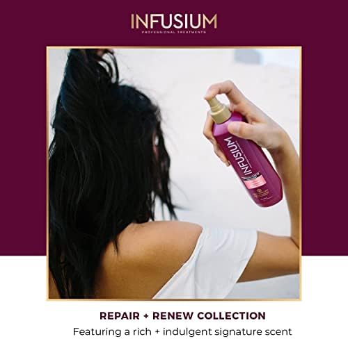 Alternative view of Infusium Profesyonel Uygulamalar - Orijinal İzin Verme İşlemi - Argan Yağı ve Keratin ile Onarım ve Yenileme - Net Ağırlık: 13 FL OZ (384 mL) Şişe Başına - 2'li Paket