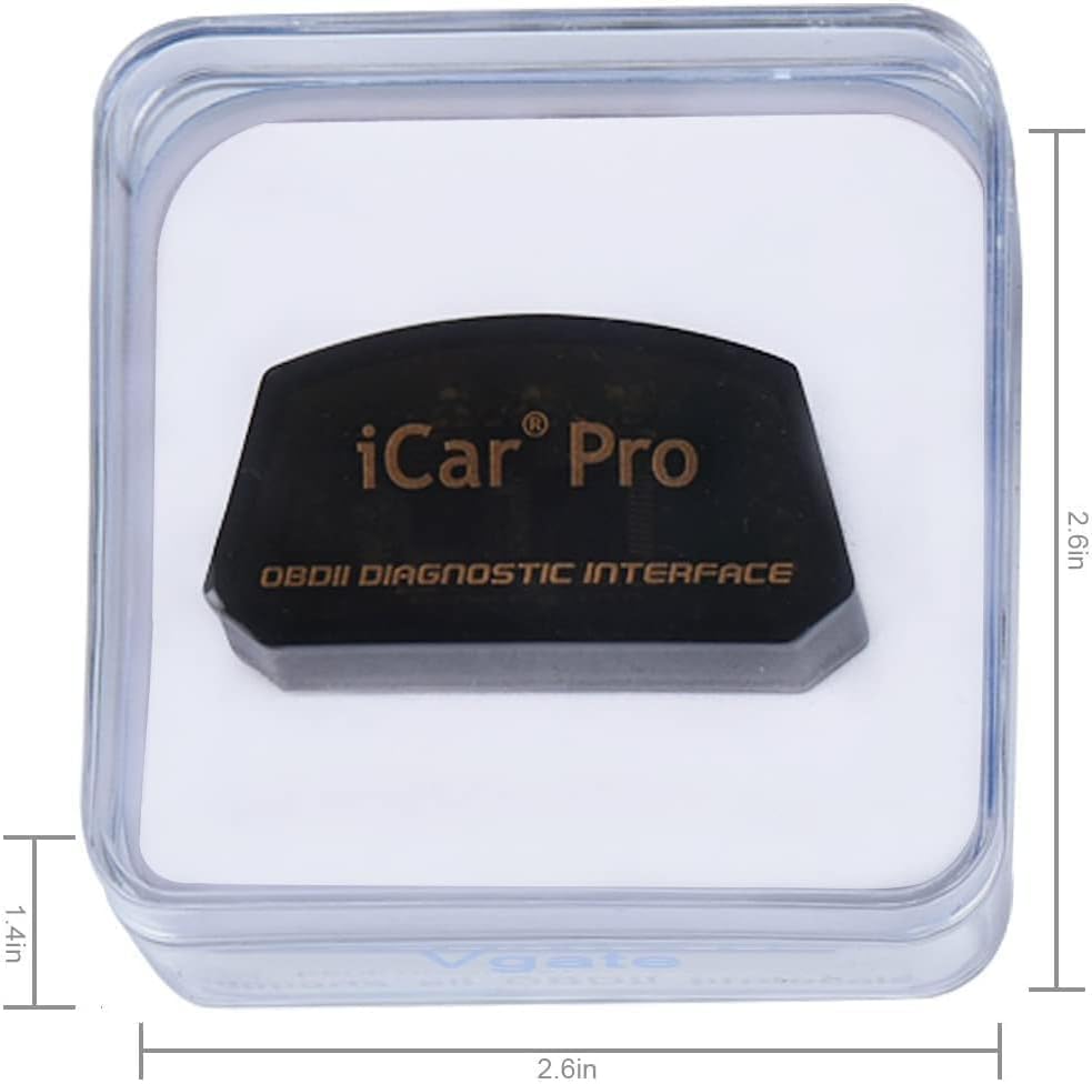 Vgate iCar Pro Wi-Fi ELM327 OBD2 OBDII Araba Otomatik Teşhis Tarayıcı Aracı Kontrol Motor Işık iOS /iPad/ için Uyumlu Adaptörü Ile