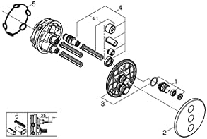Alternative view of Grohtherm Smartcontrol Üç Noktadan Akış Kontrollü Kumanda - 29122000