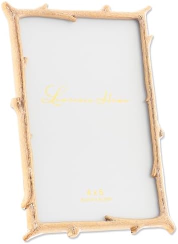 Alternative view of 4x6 Metal Picture Frame with Natural Branch