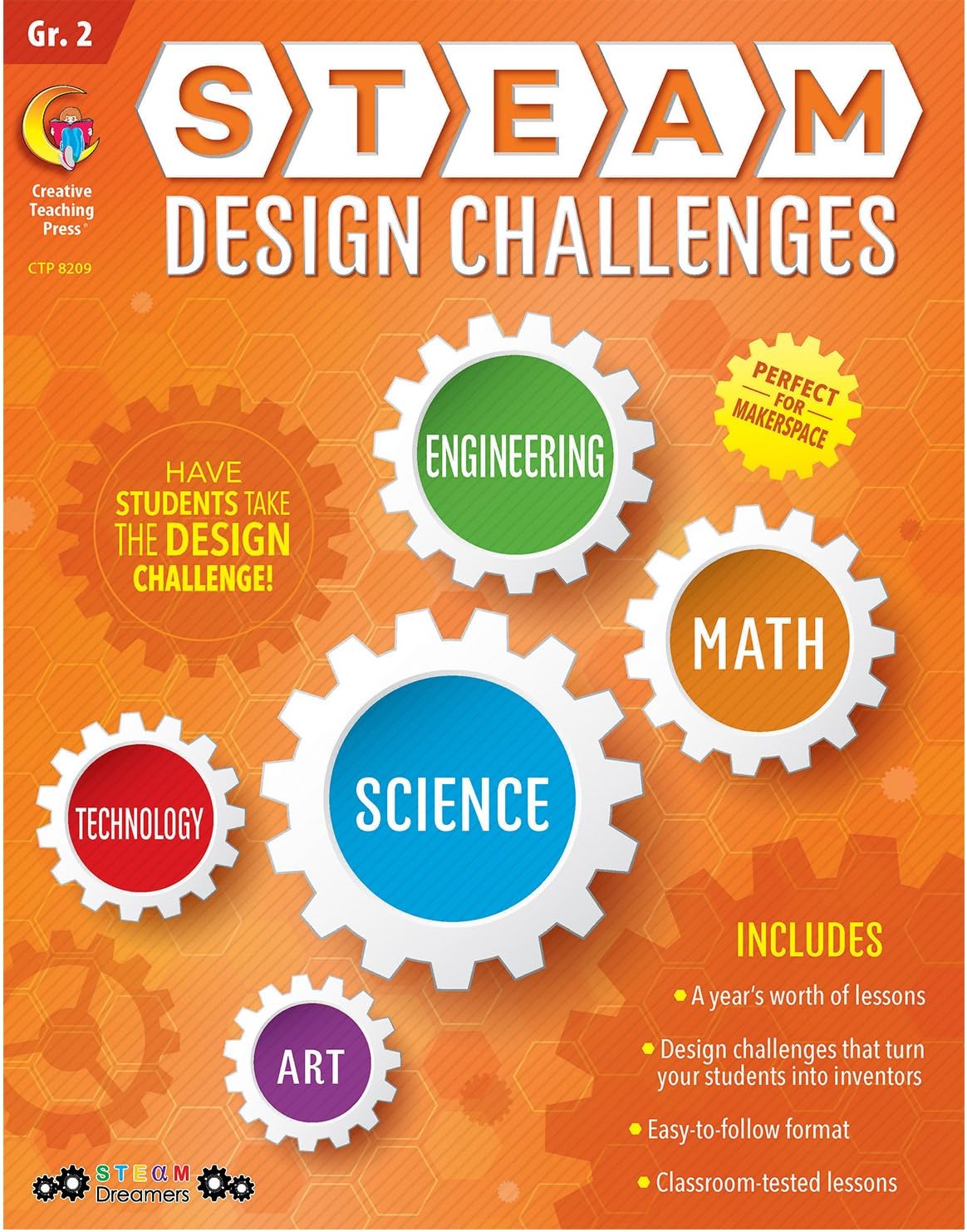 STEAM Challenges Resource Book, Gr. 2, CTP 8209