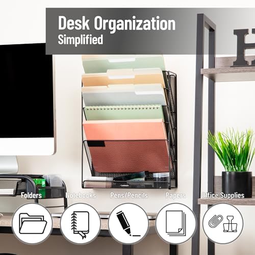 Reader Floor oder Mounted Magazine Rack, Metal Mesh