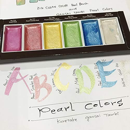 Zig Mc20Pc/6V Zig Pigment Pearl Colors Mc20Pc/6V 6 Renk