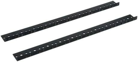 Rackworks Ağır Hizmet Tipi Çelik Raf Ray Seti; 10U Raf Boyutu (GRW-RACKRAIL-10U)