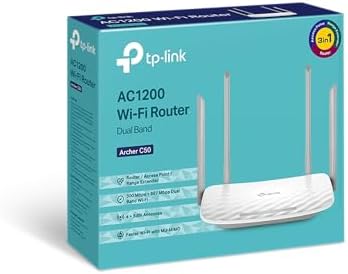 Archer C50, AC 1200 Mbps Kablosuz Dual Band Access Point ve Router