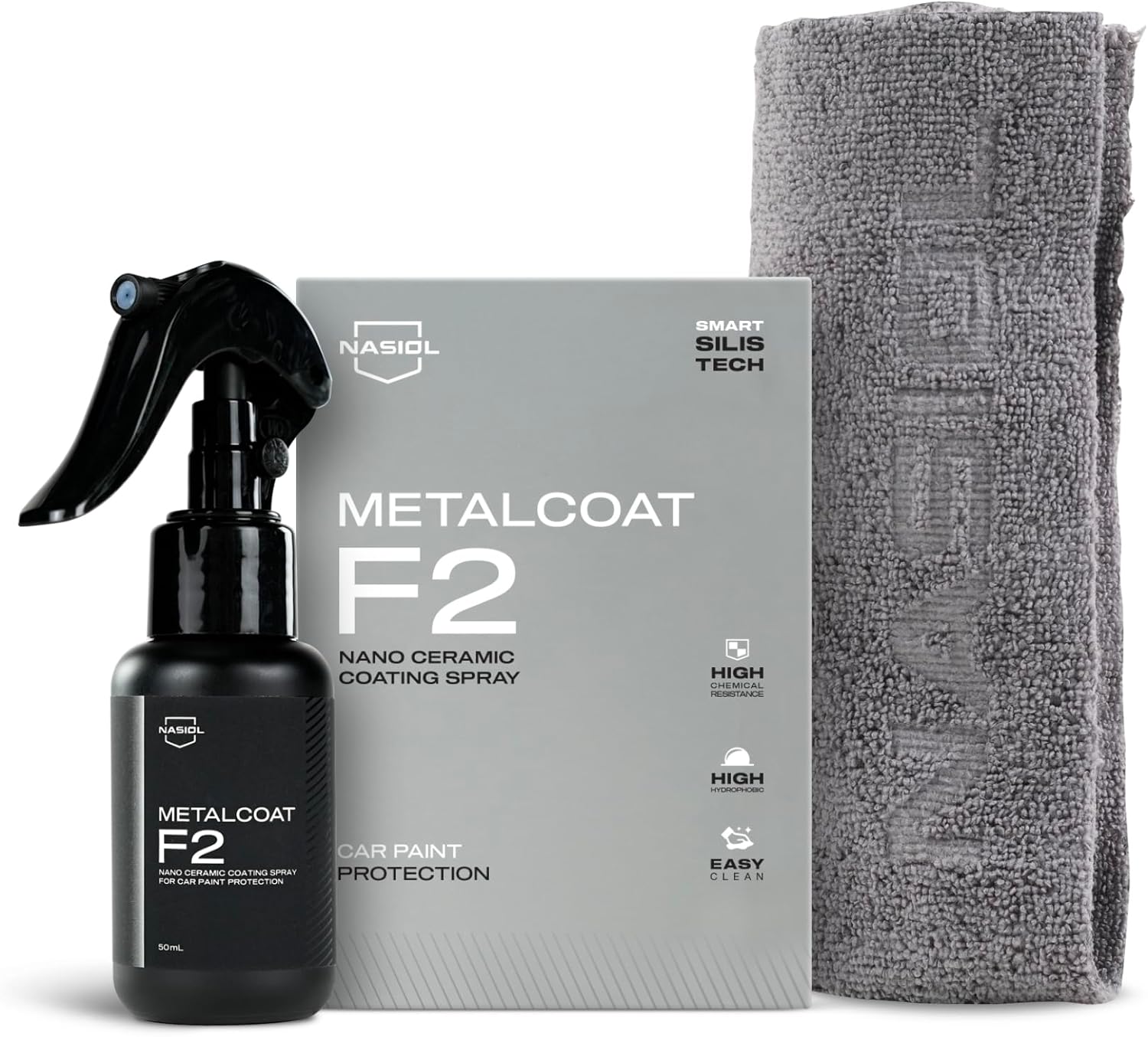 Metalcoat F2 Araç Sprey Seramik Kaplama Ve Boya Koruma-50 Ml-1 Yıl Etkili-Hızlı Ve Kolay Uygulama, Oto Detaling, Araba Seramik Cila, Boya Parlatma, Hidrofobik Koruma