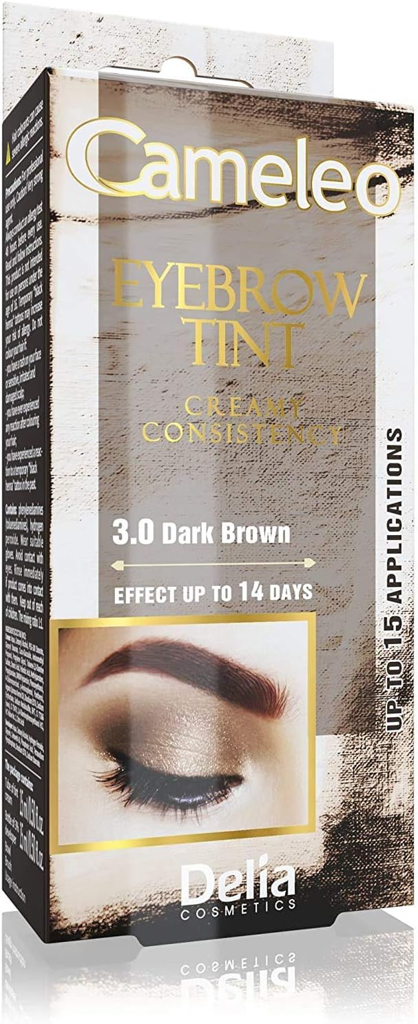 Alternative view of Delia Cameleo Eyebrow Tint Amonyaksız Kaş Boyası Koyu Kahve