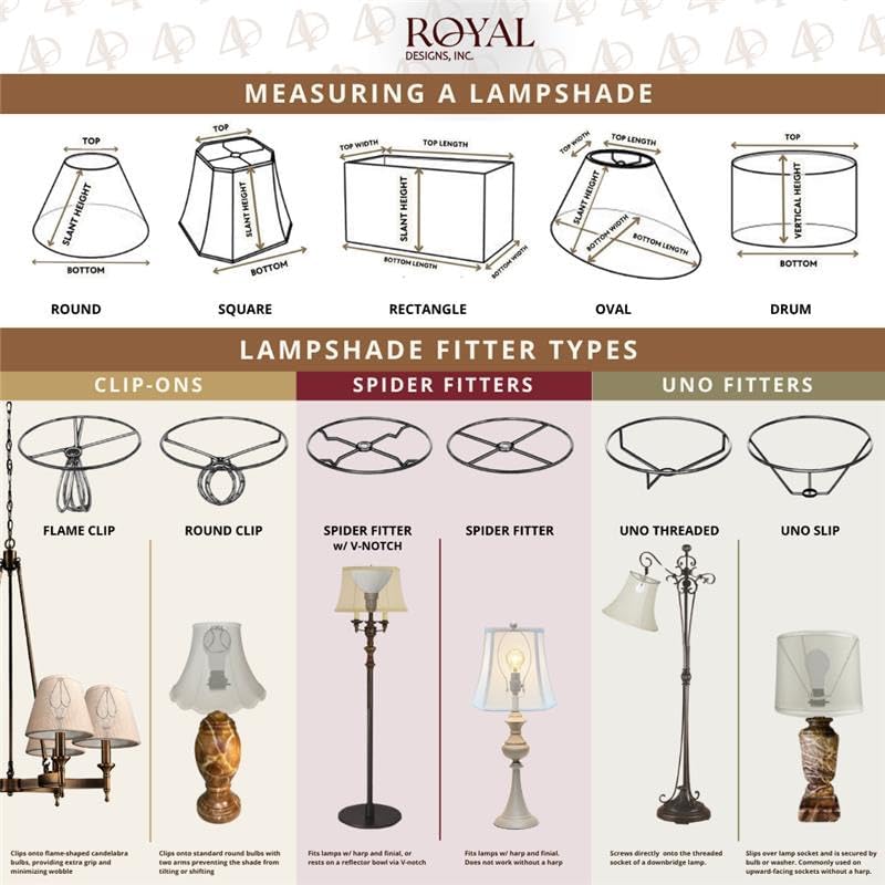 Designs, Inc. Klipsli Büzgülü Pileli Empire Avize Alev Klipsi Takıcı, CSO-1033-5WH, 3 x 5 x 4,5, Beyaz, 1 Paket