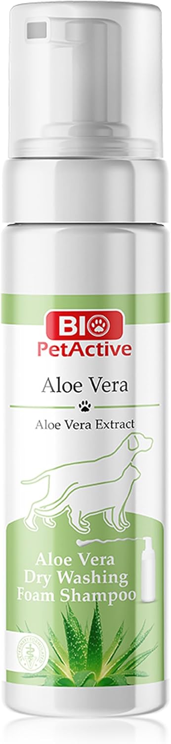Bio PetActive Aloevera Özlük Köpekler İçin Köpük Şampuan 200 Ml